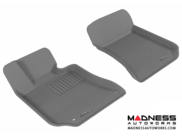 Mercedes Benz E-Class (W212) Sedan Floor Mats (Set of 2) - Front - Gray by 3D MAXpider